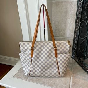 Louis Vuitton Totally MM Damier Azur Print